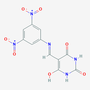 5-{[(3,5-dinitrophenyl)amino]methylidene}pyrimidine-2,4,6(1H,3H,5H)-trione