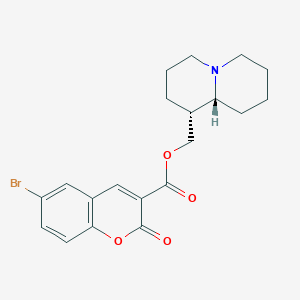 (1R,9aR)-octahydro-2H-quinolizin-1-ylmethyl 6-bromo-2-oxo-2H-chromene-3-carboxylate