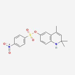 2,2,4-Trimethyl-1,2-dihydroquinolin-6-yl 4-nitrobenzenesulfonate