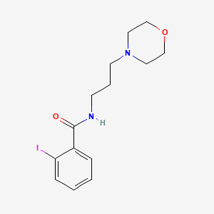 2-iodo-N-[3-(morpholin-4-yl)propyl]benzamide