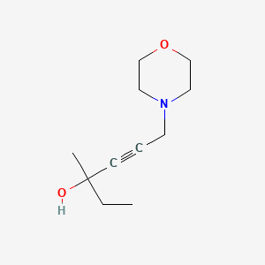 3-Methyl-6-(morpholin-4-yl)hex-4-yn-3-ol