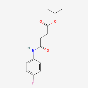 Isopropyl 4-[(4-fluorophenyl)amino]-4-oxobutanoate