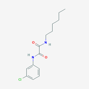 molecular formula C14H19ClN2O2 B11102241 N-(3-chlorophenyl)-N'-hexylethanediamide 