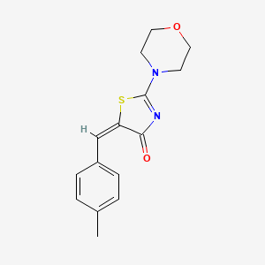 (5E)-5-(4-methylbenzylidene)-2-(4-morpholinyl)-1,3-thiazol-4(5H)-one