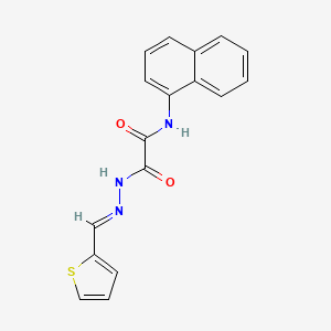 N-Naphthalen-1-yl-2-oxo-2-(N'-thiophen-2-ylmethylene-hydrazino)-acetamide