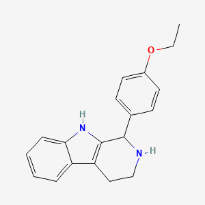 molecular formula C19H20N2O B11102277 1-(4-ethoxyphenyl)-2,3,4,9-tetrahydro-1H-pyrido[3,4-b]indole 