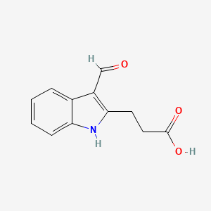 3-(3-Formyl-1H-indol-2-yl)propanoic acid