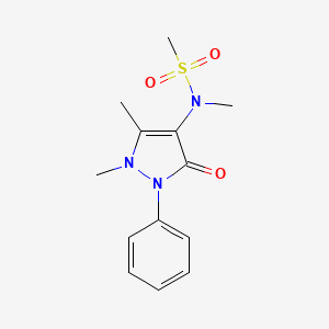 N-(1,5-dimethyl-3-oxo-2-phenyl-2,3-dihydro-1H-pyrazol-4-yl)-N-methylmethanesulfonamide