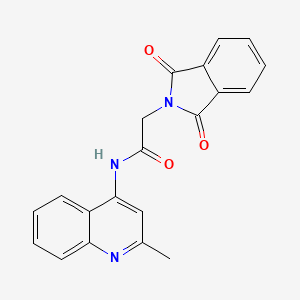 2-(1,3-dioxo-1,3-dihydro-2H-isoindol-2-yl)-N-(2-methylquinolin-4-yl)acetamide