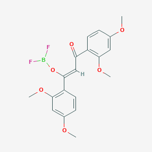 (1Z)-1,3-Bis(2,4-dimethoxyphenyl)-3-oxoprop-1-EN-1-YL difluoroborinate