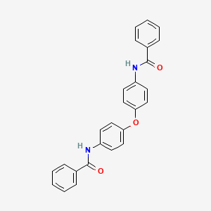 molecular formula C26H20N2O3 B11102447 N-[4-(4-benzamidophenoxy)phenyl]benzamide 