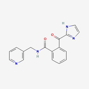 molecular formula C17H14N4O2 B11102464 2-(1H-imidazol-2-ylcarbonyl)-N-(pyridin-3-ylmethyl)benzamide 