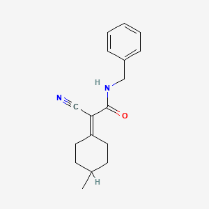 N-Benzyl-2-cyano-2-(4-methylcyclohexylidene)acetamide