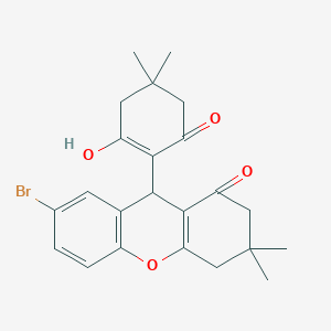 7-bromo-9-(2-hydroxy-4,4-dimethyl-6-oxocyclohex-1-en-1-yl)-3,3-dimethyl-2,3,4,9-tetrahydro-1H-xanthen-1-one