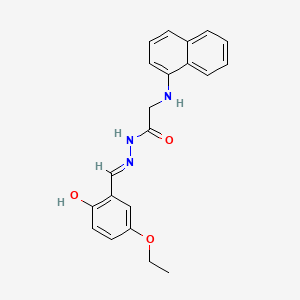 N'-[(E)-(5-Ethoxy-2-hydroxyphenyl)methylidene]-2-[(naphthalen-1-YL)amino]acetohydrazide