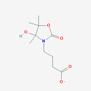 4-(4-Hydroxy-4,5,5-trimethyl-2-oxo-1,3-oxazolidin-3-yl)butanoate