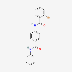 2-bromo-N-[4-(phenylcarbamoyl)phenyl]benzamide