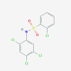 2-chloro-N-(2,4,5-trichlorophenyl)benzenesulfonamide