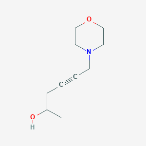 6-(Morpholin-4-yl)hex-4-yn-2-ol