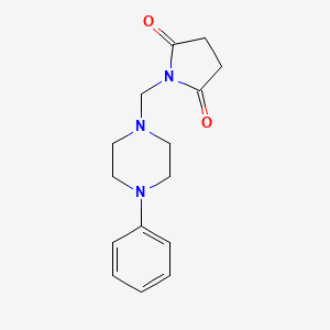 1-[(4-Phenylpiperazin-1-yl)methyl]pyrrolidine-2,5-dione