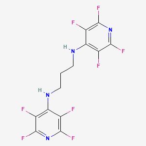 N,N'-bis(2,3,5,6-tetrafluoropyridin-4-yl)propane-1,3-diamine