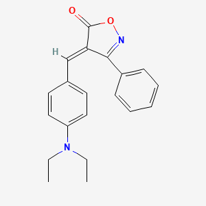 (4E)-4-[4-(diethylamino)benzylidene]-3-phenyl-1,2-oxazol-5(4H)-one