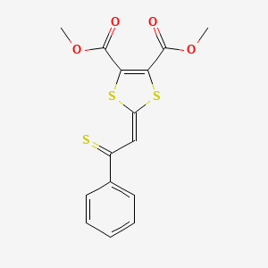 Dimethyl 2-(2-phenyl-2-thioxoethylidene)-1,3-dithiole-4,5-dicarboxylate