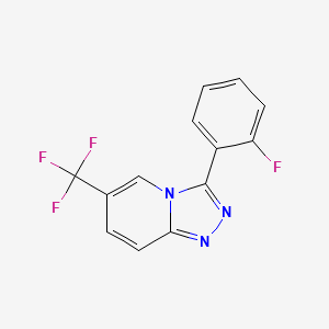 3-(2-Fluorophenyl)-6-(trifluoromethyl)[1,2,4]triazolo[4,3-a]pyridine