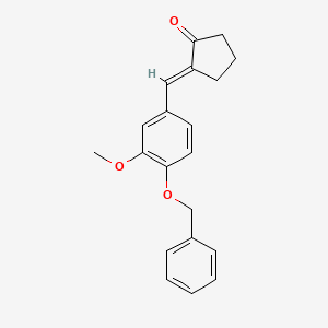 Cyclopentanone, 2-(4-benzyloxy-3-methoxybenzylidene)-