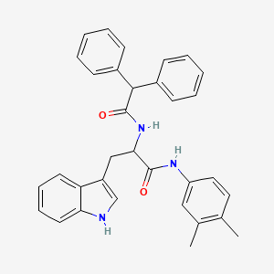 N-(3,4-dimethylphenyl)-Nalpha-(diphenylacetyl)tryptophanamide