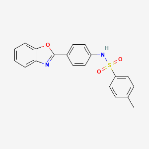 N-[4-(1,3-benzoxazol-2-yl)phenyl]-4-methylbenzenesulfonamide