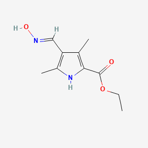 4-(Hydroxyimino-methyl)-3,5-dimethyl-1H-pyrrole-2-carboxylic acid ethyl ester