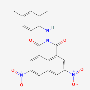 2-[(2,4-dimethylphenyl)amino]-5,8-dinitro-1H-benzo[de]isoquinoline-1,3(2H)-dione