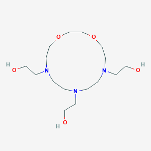 2-[7,13-Bis-(2-hydroxy-ethyl)-1,4-dioxa-7,10,13-triaza-cyclopentadec-10-yl]-ethanol