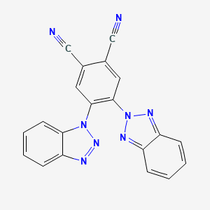 4-(1H-benzotriazol-1-yl)-5-(2H-benzotriazol-2-yl)benzene-1,2-dicarbonitrile