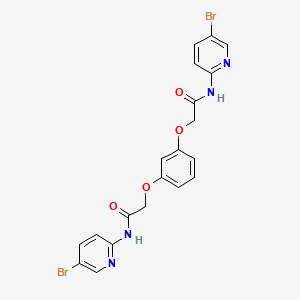 2,2'-[benzene-1,3-diylbis(oxy)]bis[N-(5-bromopyridin-2-yl)acetamide]