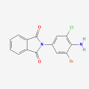 2-(4-Amino-3-bromo-5-chlorophenyl)isoindole-1,3-dione