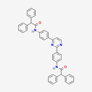 N,N'-(pyrimidine-2,4-diyldibenzene-4,1-diyl)bis(2,2-diphenylacetamide)