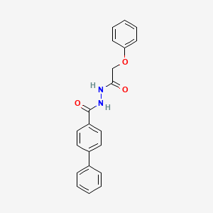 N'-(2-phenoxyacetyl)-4-biphenylcarbohydrazide