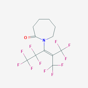 1-[1,1,1,4,4,5,5,5-Octafluoro-2-(trifluoromethyl)pent-2-en-3-yl]azepan-2-one