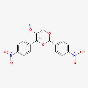 2,4-Bis(4-nitrophenyl)-1,3-dioxan-5-ol