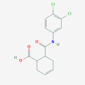 6-[(3,4-Dichlorophenyl)carbamoyl]cyclohex-3-ene-1-carboxylic acid