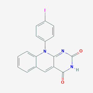 10-(4-iodophenyl)pyrimido[4,5-b]quinoline-2,4(3H,10H)-dione