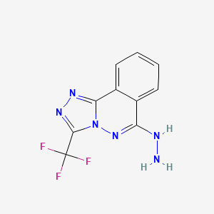 6-Hydrazinyl-3-(trifluoromethyl)[1,2,4]triazolo[3,4-a]phthalazine