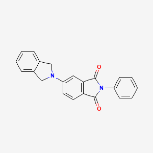 molecular formula C22H16N2O2 B11103926 2'-phenyl-1,3-dihydro-1'H-2,5'-biisoindole-1',3'(2'H)-dione 