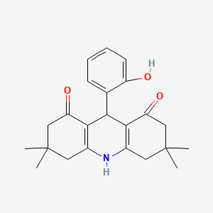 9-(2-hydroxyphenyl)-3,3,6,6-tetramethyl-3,4,6,7,9,10-hexahydroacridine-1,8(2H,5H)-dione