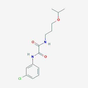 N-(3-chlorophenyl)-N'-[3-(propan-2-yloxy)propyl]ethanediamide