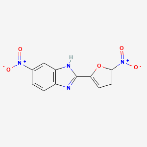 5-Nitro-2-(5-nitro-furan-2-yl)-1H-benzoimidazole