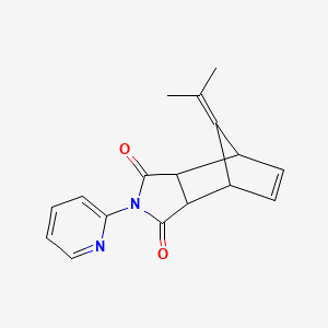 8-Isopropylidene-2-(2-pyridinyl)-3A,4,7,7A-tetrahydro-1H-4,7-methanoisoindole-1,3(2H)-dione