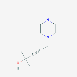 2-Methyl-5-(4-methylpiperazin-1-yl)pent-3-yn-2-ol